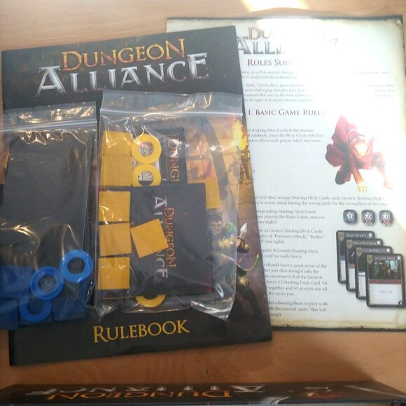 Dungeon Alliance & Champions & Adventure Pack Expansions Quixotic G Board Game‎ - Picture 10 of 12